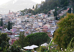 Panorama della città di Taormina