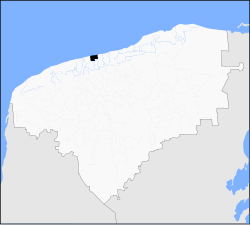 Municipal location in Yucatán