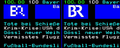 Detailvergleich zwischen Teletext-Level 1.0 und 2.5 bei BR