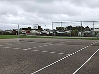 Tennisbaan en basketbalveld Recreatieoord Hoek van Holland