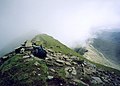 Der Gipfelcairn des Ladhar Bheinn