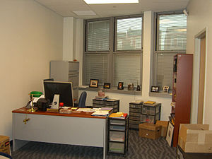 The principal's office of Union City High Scho...
