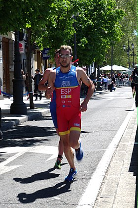 Uxío Abuín Ares beim Europacup in Madrid, Mai 2016