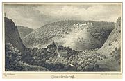 Lithographie: Questenberg (1842)