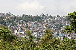 Kalimpong town as viewed from The Elgin Silver Oaks, Kalimpong of Elgin Hotels & Resorts