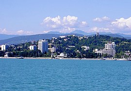 View on Sotsji from black sea.jpg