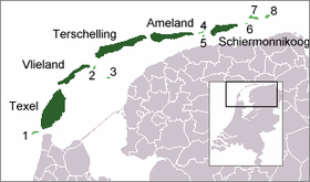 Islas Frisias occidentales.