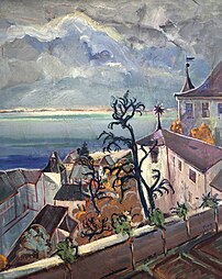 Udsigt fra Schloss Meersburg, 1931