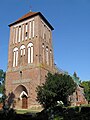 Dorfkirche mit Friedhof und Friedhofstor