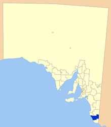 Municipalità di Wattle Range – Mappa