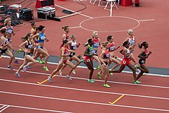 Naisten 1 500 m juoksun alkuerät vuoden 2012 olympialaisissa.