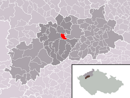 Zálužice – Mappa