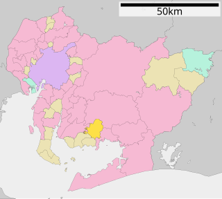 幸田町位置図