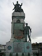 Monument to the 1916 Rising on Sarsfield Bridge in Limerick