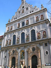 St. Michael's Jesuit church, Munich, Bavaria, Germany 20060416-Michaelskirche Muenchen.jpg