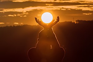 Sonnenuntergang in Kigali