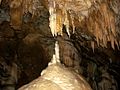 Stalagmite et stalactite.