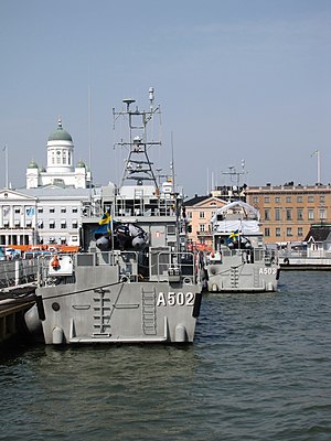 HMS Antares i Helsingfors