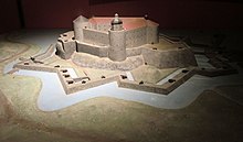A fortaleza em 1650