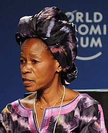 Анна Тибайджука - Всемирный экономический форум по Африке 2010.jpg