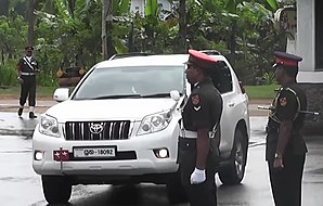 Sri Lanka Army Toyota Land Cruiser Prado with Two stars