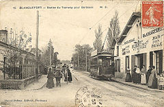 Blanquefort, station du tramway