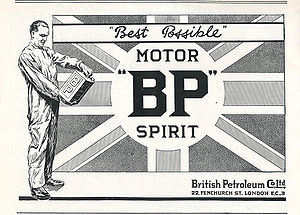 BP British Petroleum Co., Ltd., 1922 Union Jac...