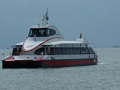 Constanze (2005): Die drei Katamarane diesen Typs sind die schnellsten Passagierschiffe auf dem Bodensee