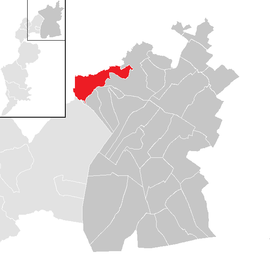 Poloha obce Bruckneudorf v okrese Neusiedl am See (klikacia mapa)