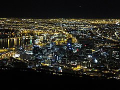 Cape Town from Signal Hill at night