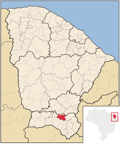 Kart over Caririaçu