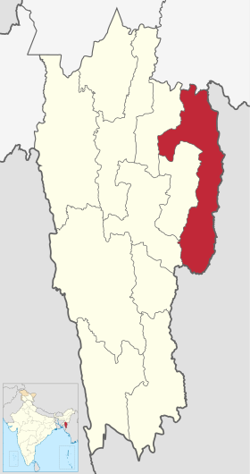 Localisation de District de Champhai