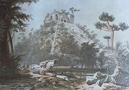 Chichén Itzá, Castillo (1843), Frederick Catherwood