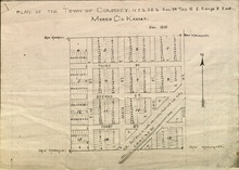 1887 platt for town of Comiskey