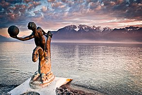 Wiki Loves Earth 2017: Sunset Vevey