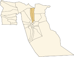 Location of Magrane District in El Oued Province