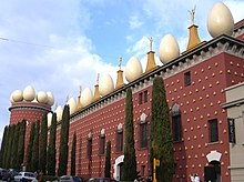 Dali Theatre-Museum in Figueres also holds the crypt where Dali is buried Dali museum.jpg