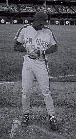 Dwight Gooden at Candlestick Park in San Franc...
