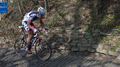 Sander Cordeel op de Muur van Geraardsbergen tijdens de E3 Harelbeke 2012