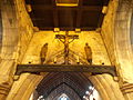 Memorial rood to William Gladstone in St Deiniol's Church, Hawarden, in 1999