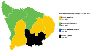 Elecciones regionales de Apurímac de 2022