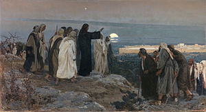 Flevit super illam (He wept over it). 305 x 555 cm 1892 (Prado Museum)