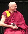 Geshe Nicholas Vreeland at Lincoln Center during the New York premiere of Monk with a Camera