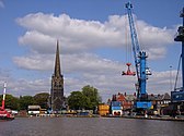 Goole Docks and Church - geograph.org.uk - 356828.jpg