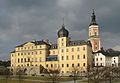 Das Untere Schloss mit der Stadtkirche St. Marien