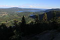 Hurdal med Hurdalssjøen sett fra Rognstadkollen