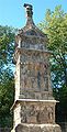 De Igeler Säule, een 23 m hoog zandstenen grafmonument in het Duitse dorp Igel uit de 3e eeuw na Chr.