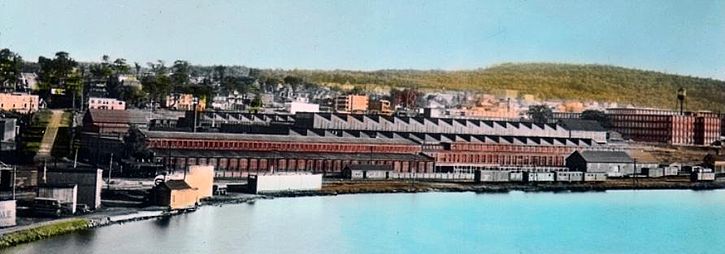 L'usine de la Canadian Ingersoll-Rand de Sherbrooke, vers 1928