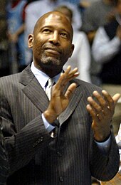 Los Angeles drafted James Worthy first overall in 1982. "Big Game James" recorded his only career triple-double in the Lakers' game seven victory over the Pistons in the 1988 NBA Finals. James Worthy at UNC Basketball game. February 10, 2007.jpg