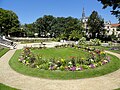 Jardin de l'hôtel de ville.